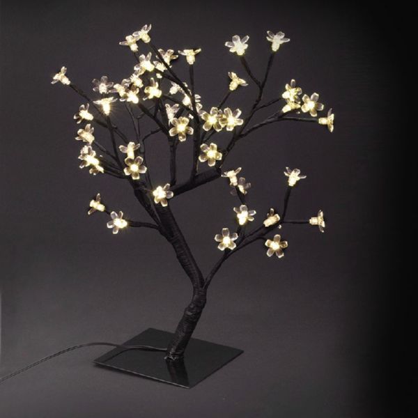 Arbol navide&ntilde;o flores LED.